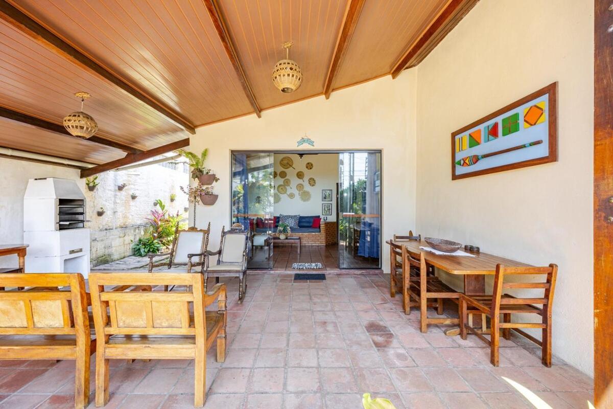 Ubatuba casa frente mar Exterior foto